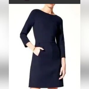 Spanx The Perfect Shift Dress
Navy, 3/4 sleeve with zip, back zipper closure